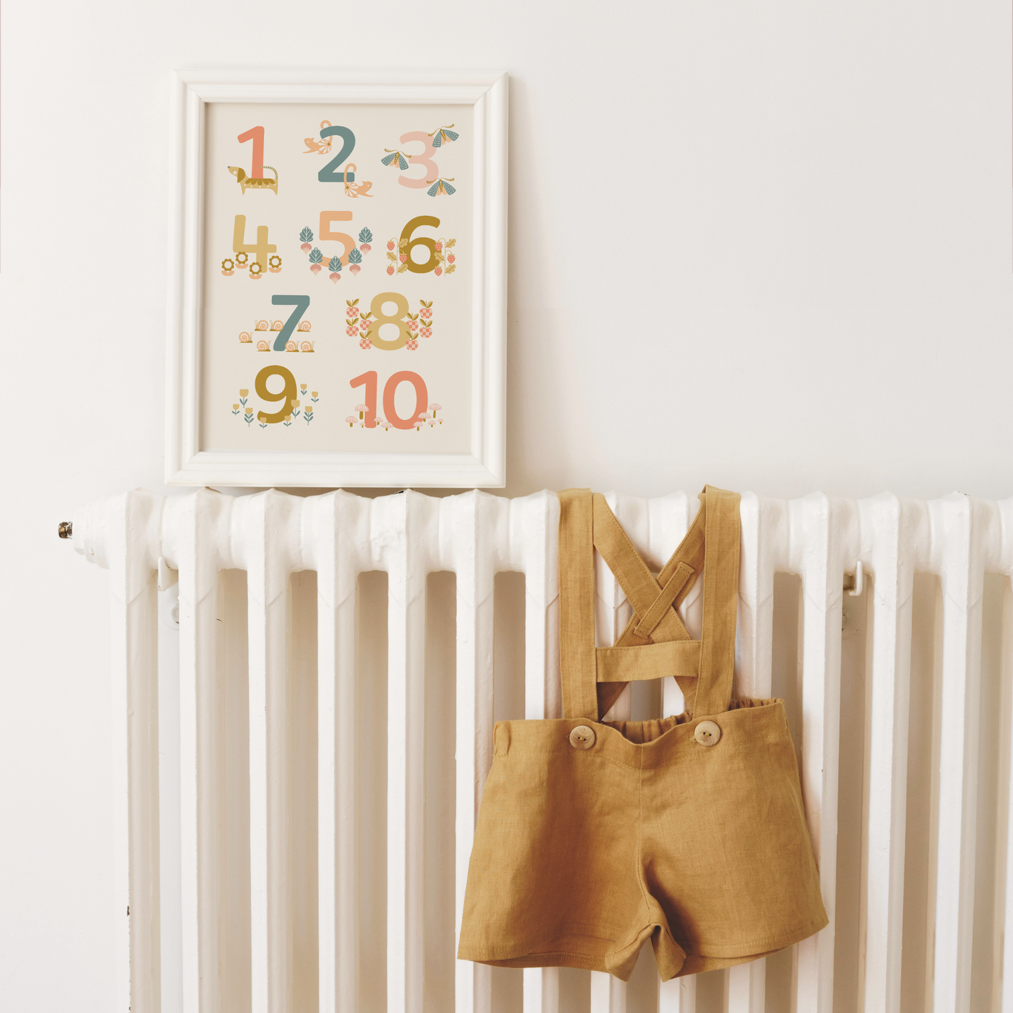 Oh, Little Wren Count to 10 Art Print, 11x14