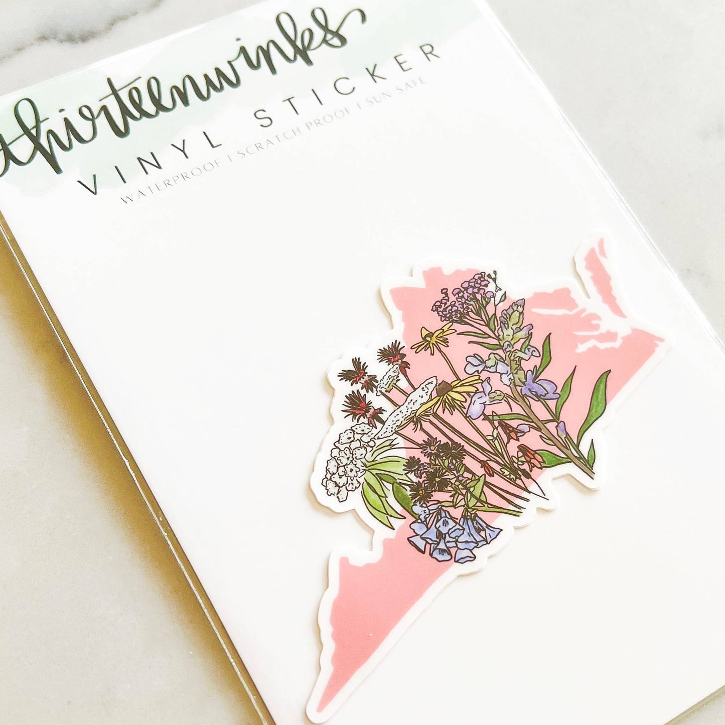 Thirteenwinks Virginia Wildflower Sticker