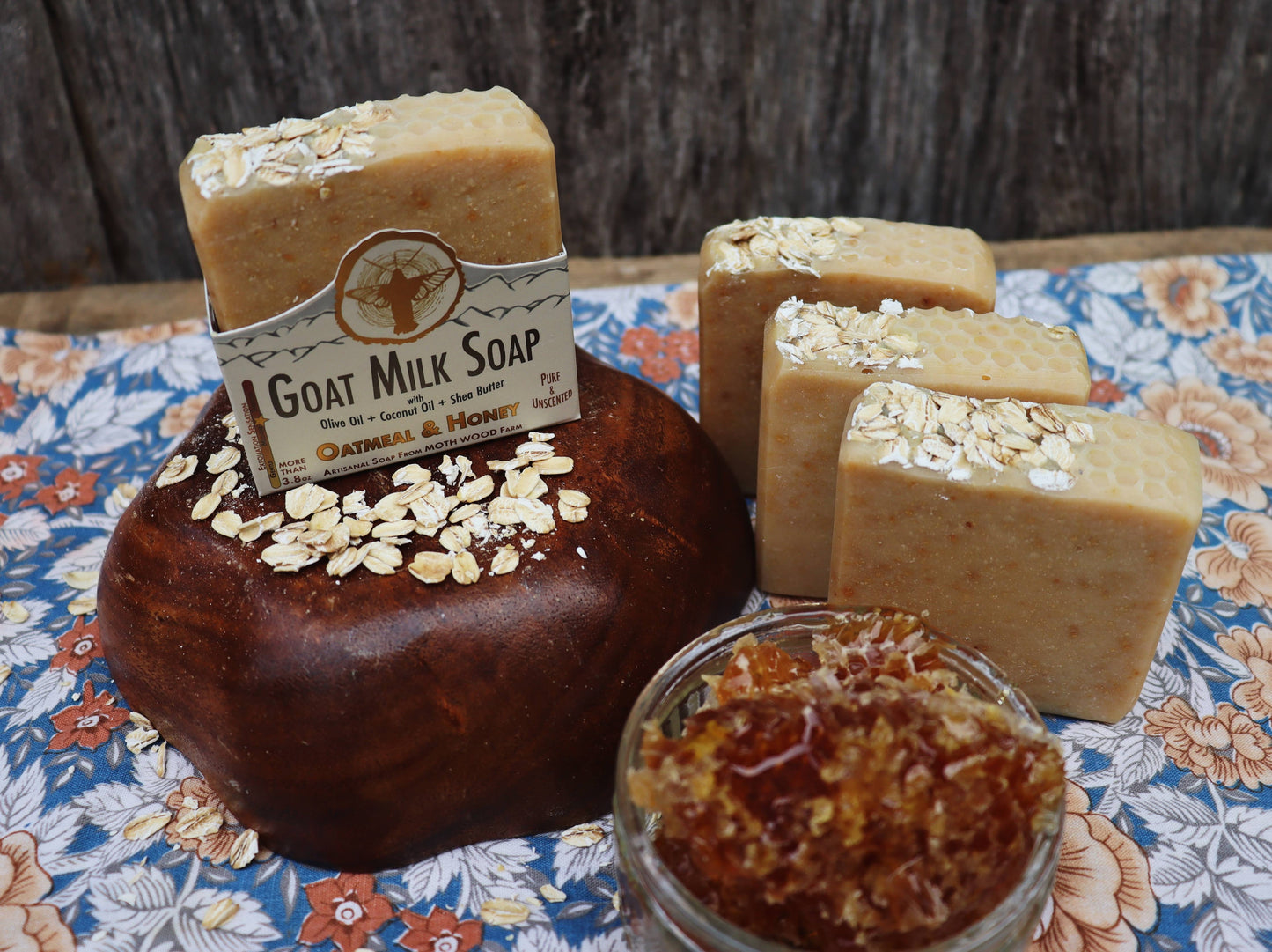 Moth Wood Farm Oatmeal & Honey Goat Milk Soap