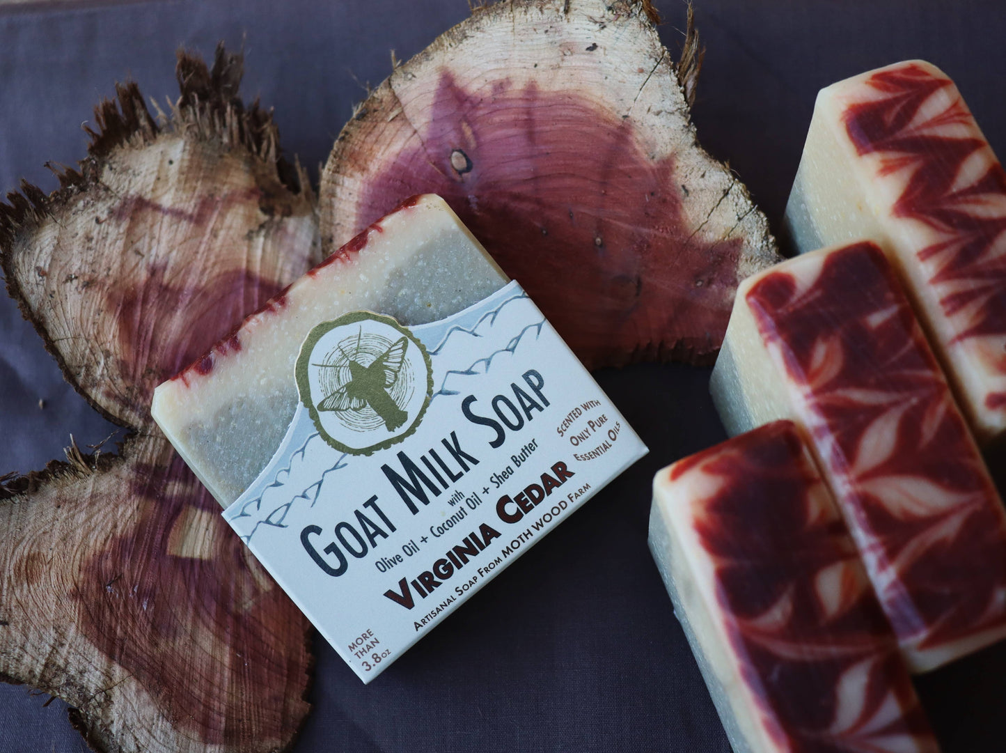 Moth Wood Virginia Cedar Goat Milk Soap