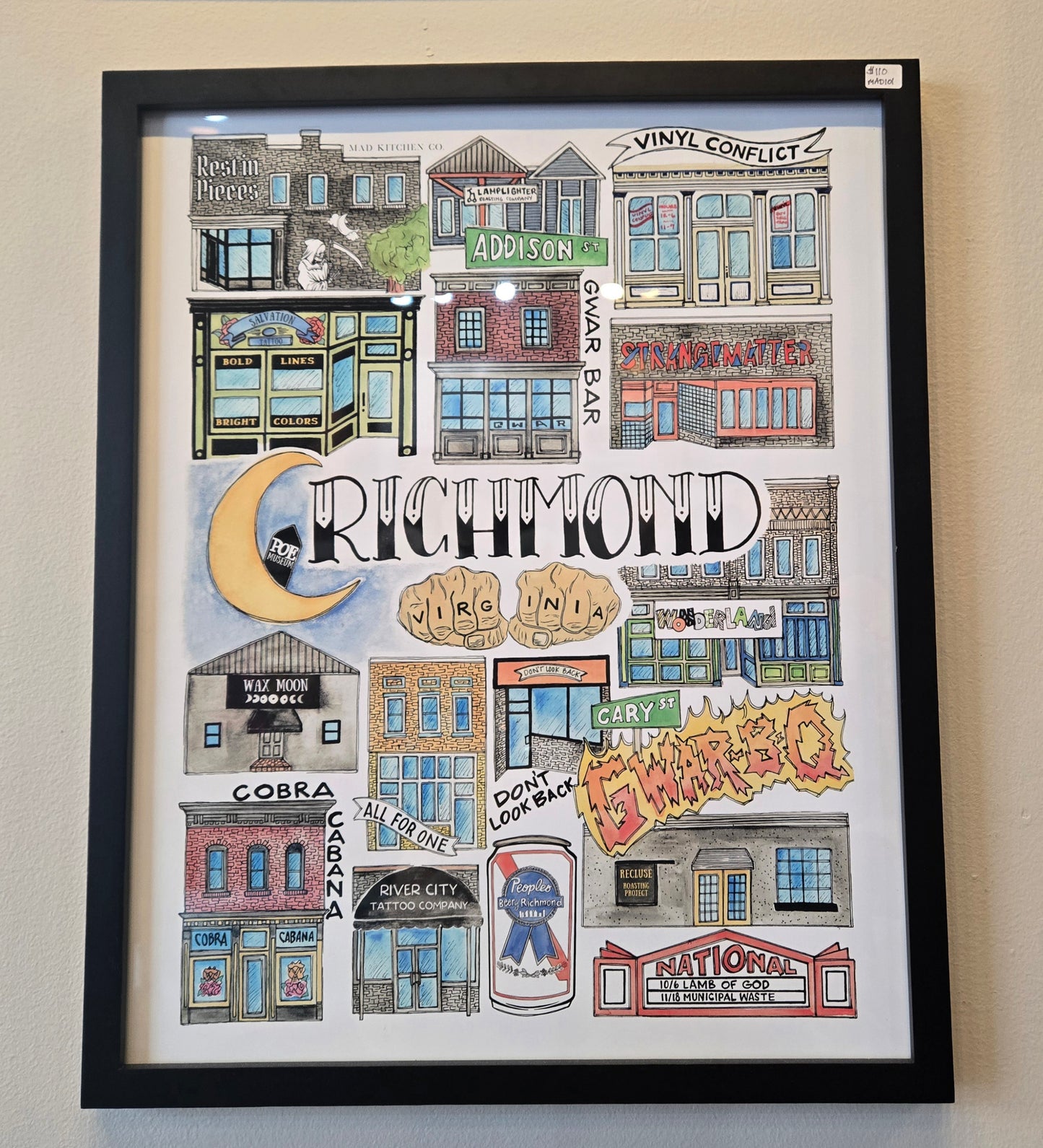 Mad Kitchen Rock on Richmond Print