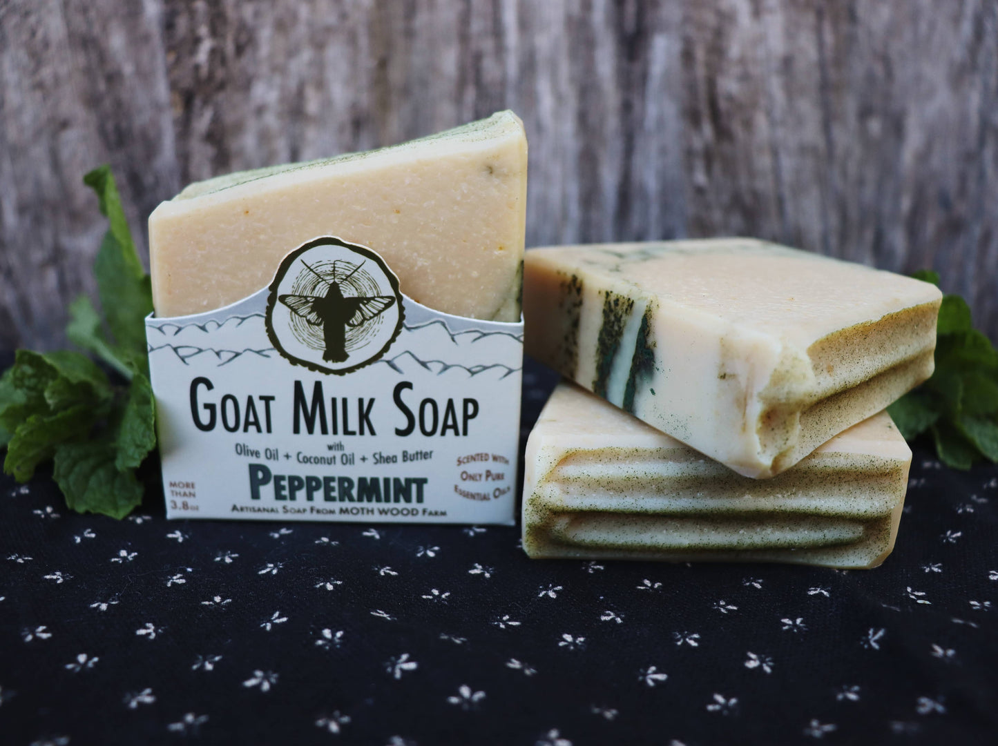 Moth Wood Farm Peppermint Goat Milk Soap