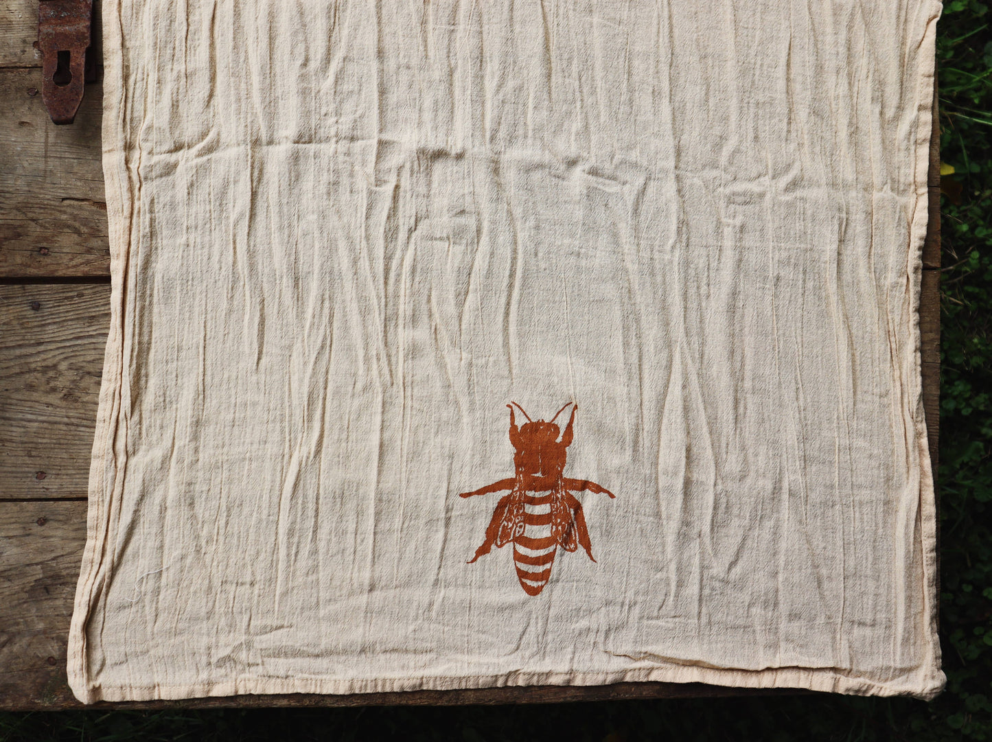 Moth Wood Farm Queen Bee Tea Towel