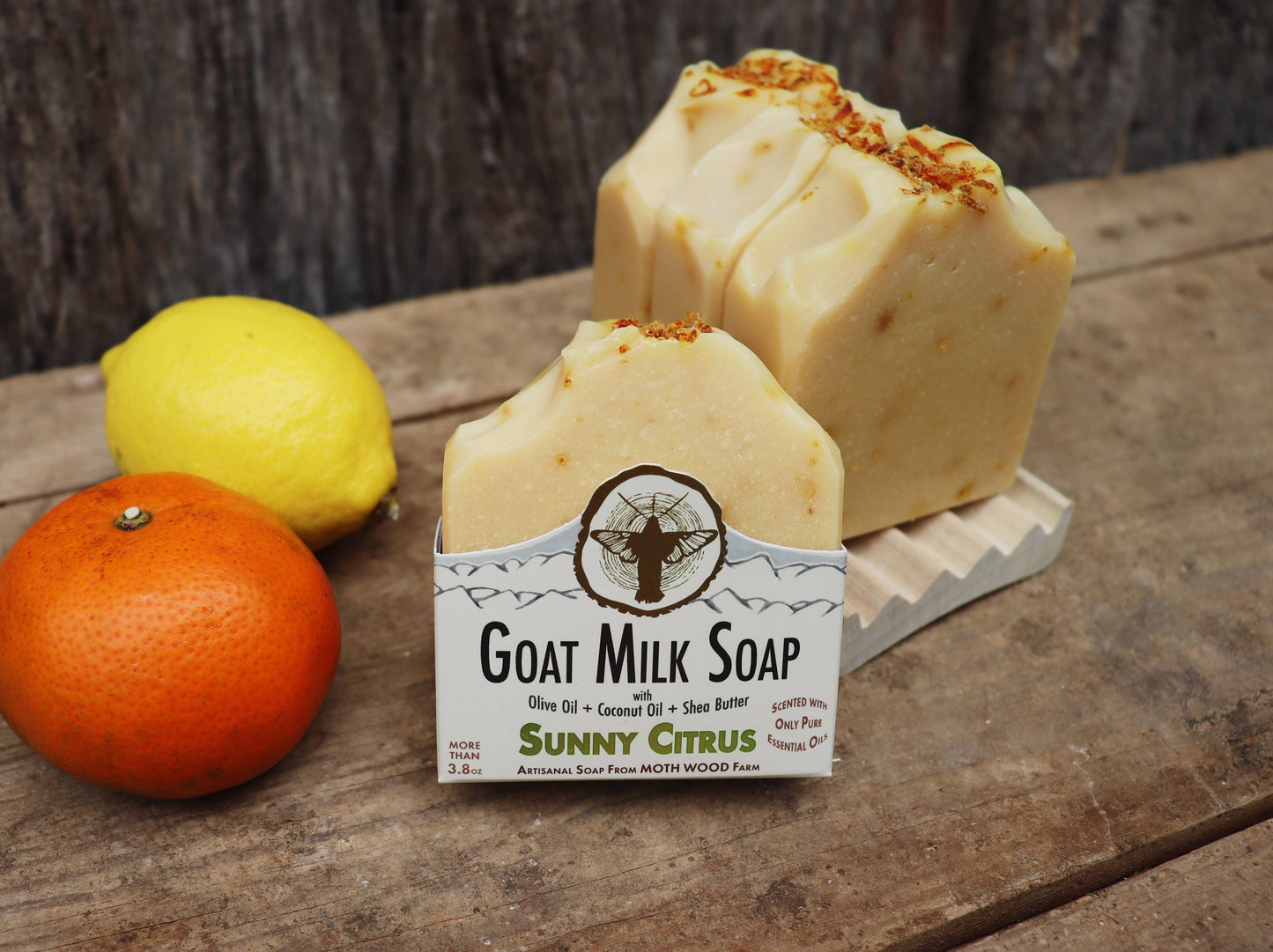 Moth Wood Farm Sunny Citrus Goat Milk Soap