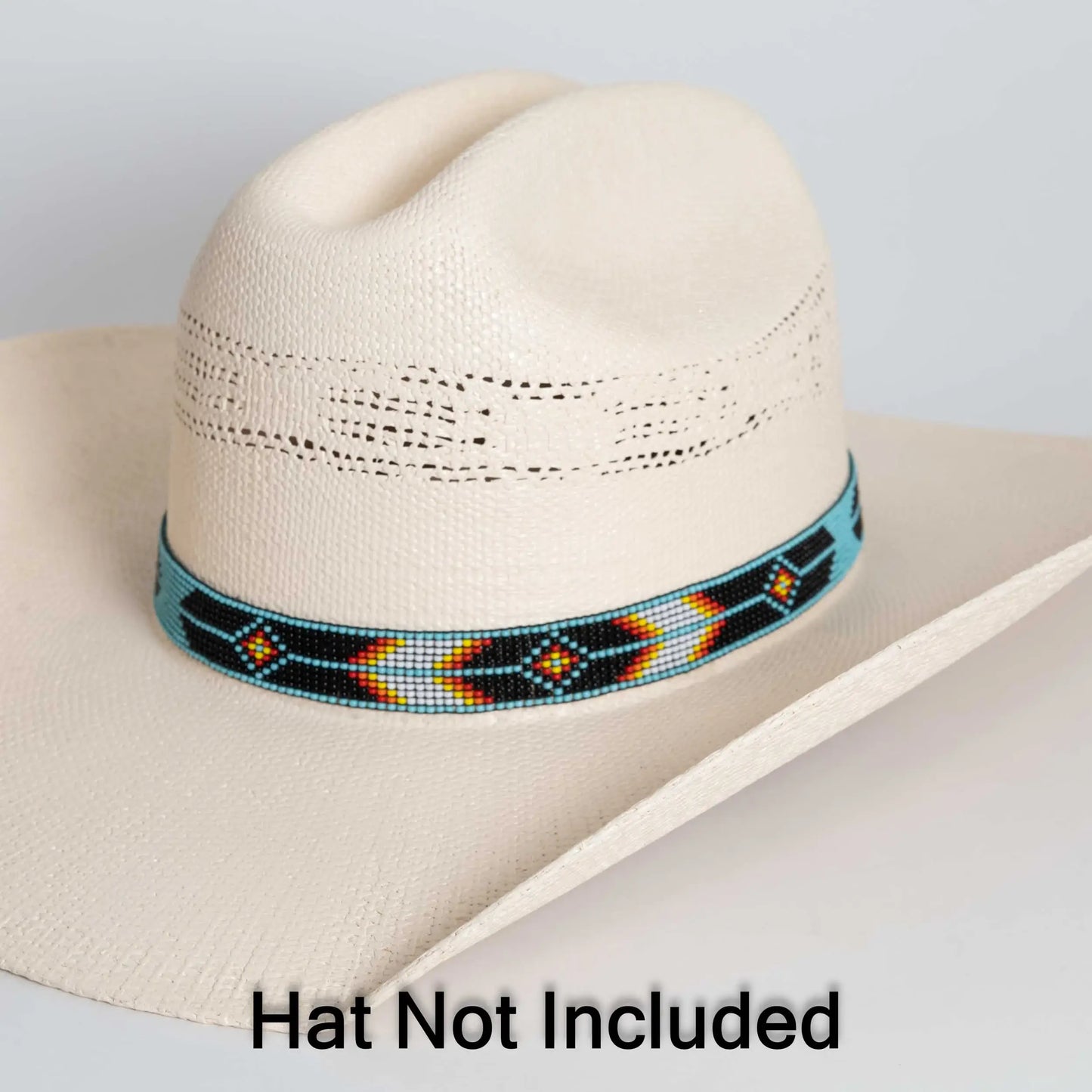 American Hat Makers Arapaho - Beaded Hat Band