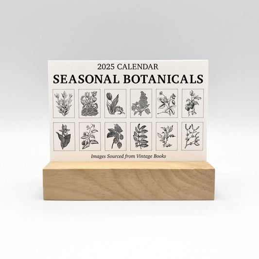 2025 Mini Desk Calendar | Seasonal Botanicals