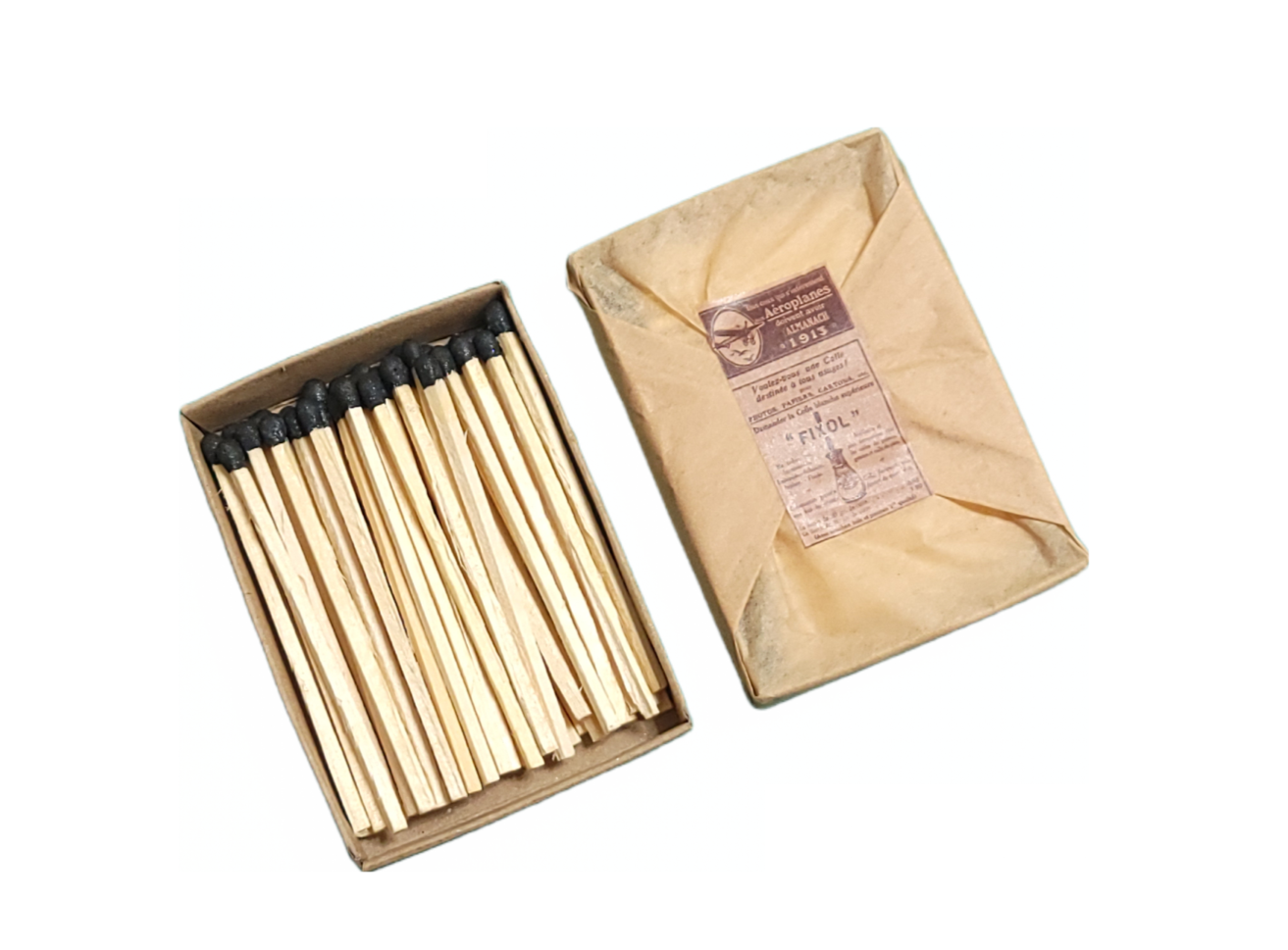 Handcrafted Decorative "Sepia Damsel" Matchbox