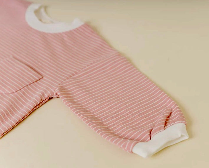 Dandillie Begonia Stripe Bubble Romper