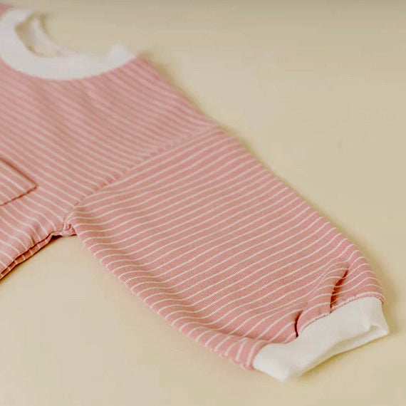 Dandillie Begonia Stripe Bubble Romper