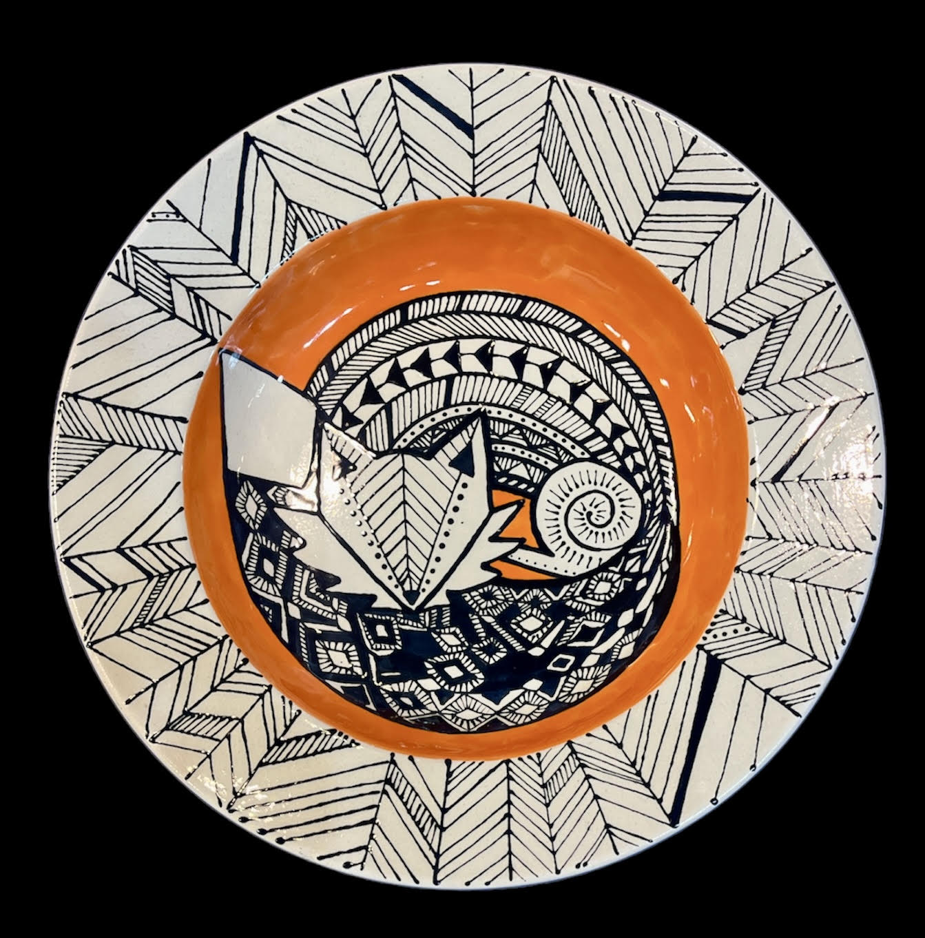 The Crafty Fox Ceramic Sleeping Fox Bowl