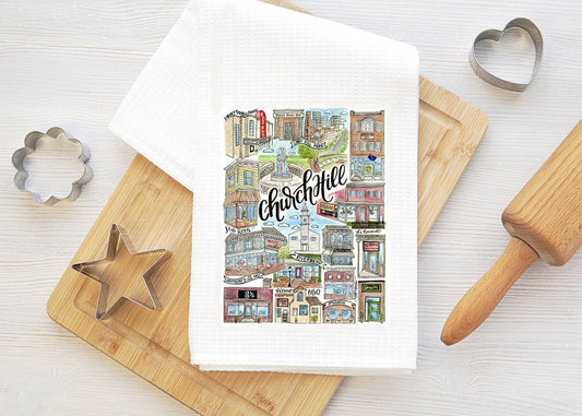 Mad Kitchen Tea Towel - Church Hill Neighborhood of Richmond