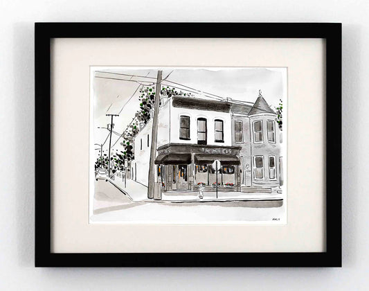 Peyton Millikan Hill Cafe 8x10 Fine Art Print