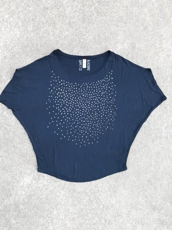 Meteor Shower Dolman Sleeve Organic Bamboo Cotton Tee