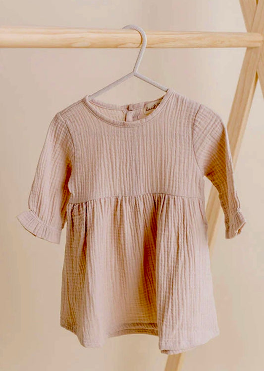 Dandillie Natural Muslin Dress