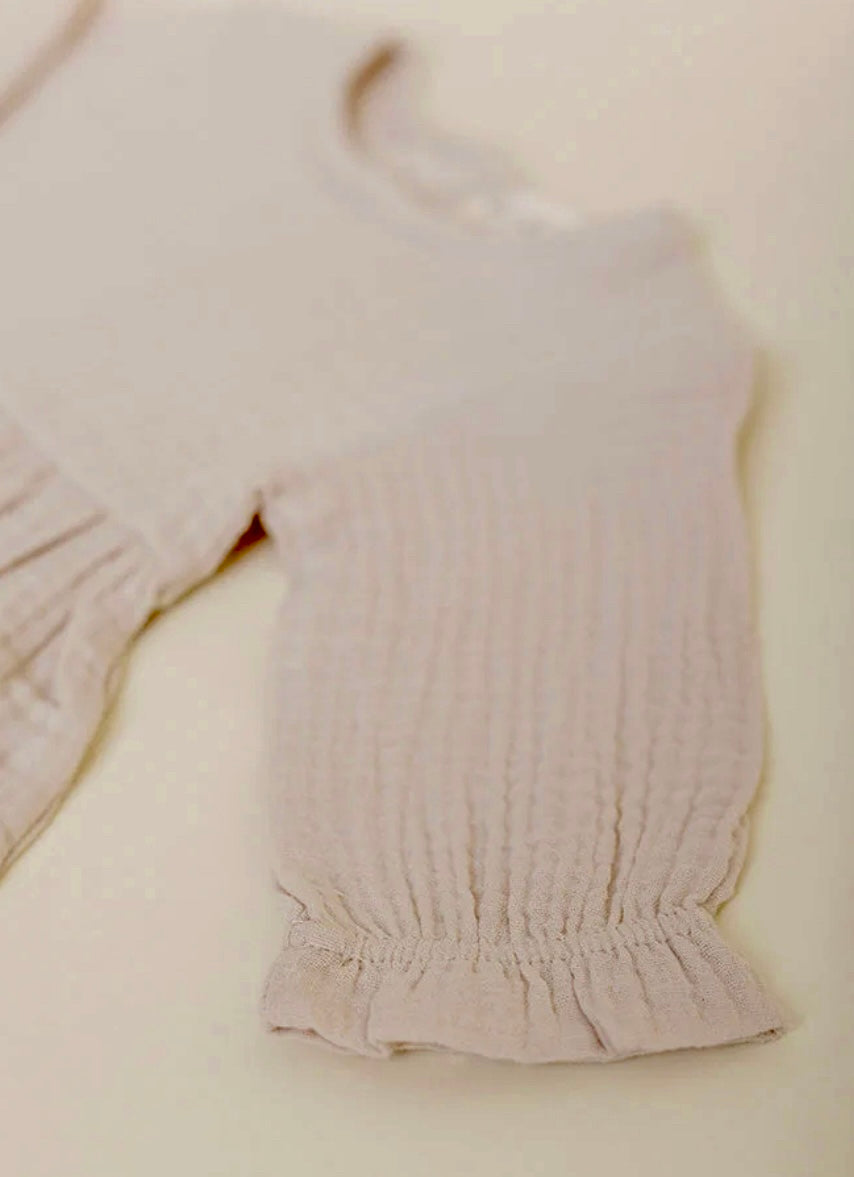 Dandillie Natural Muslin Dress