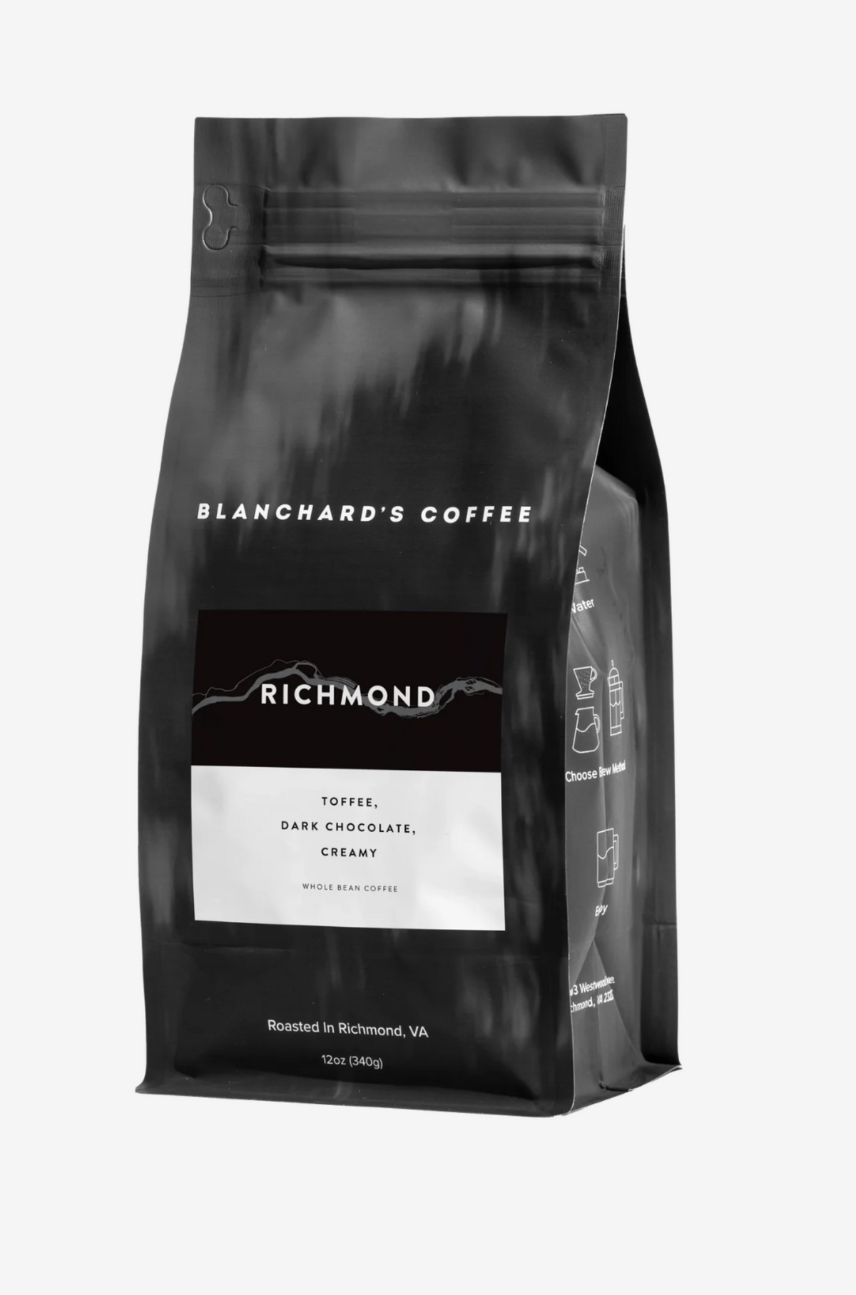 Blanchard's Coffee Co. Richmond Coffee 12oz Whole Bean