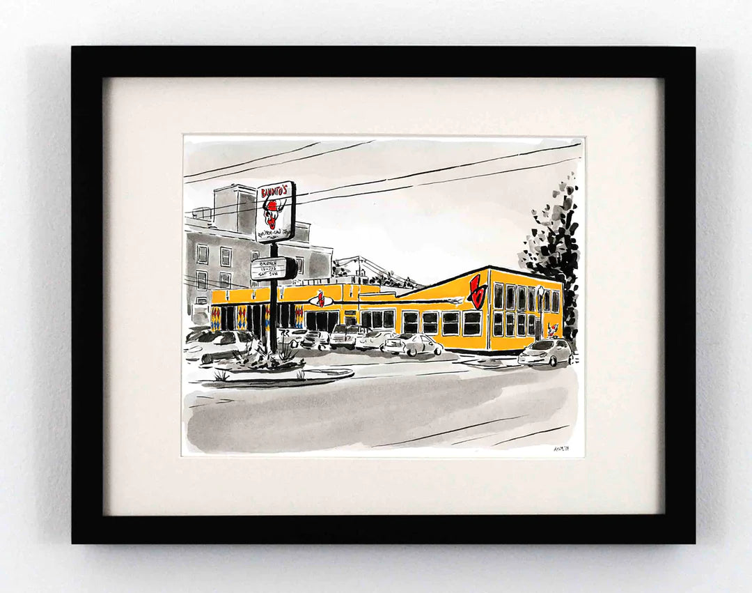 Peyton Millikan Banditos Restaurant Fine Art Print