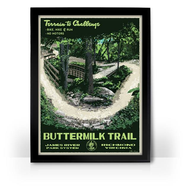 Vintage Outside RESTOCKED Mid-Century RVA Posters