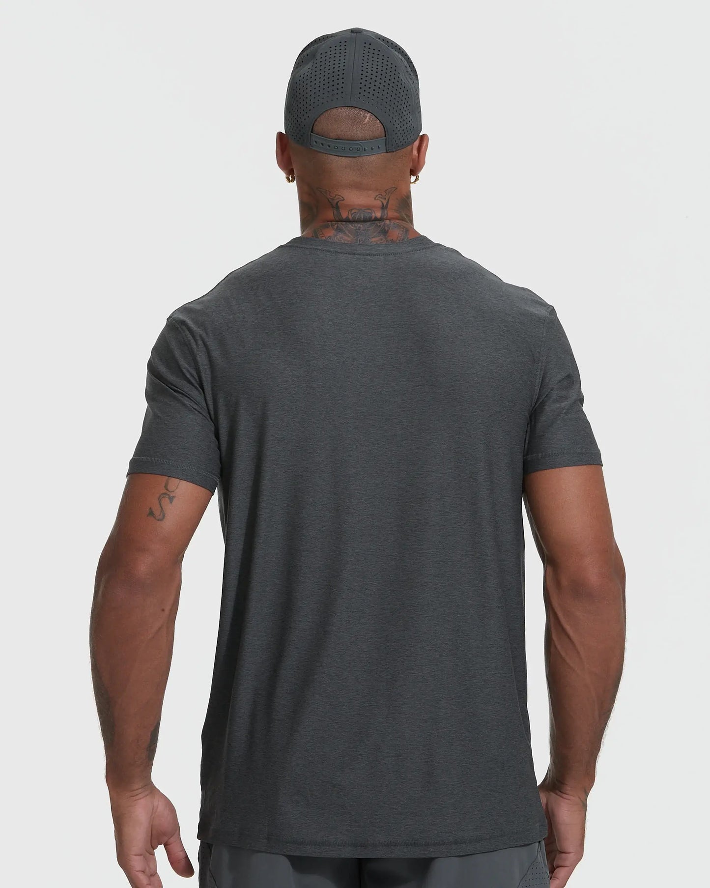 True Classic Crew Neck T-Shirt in Charcoal