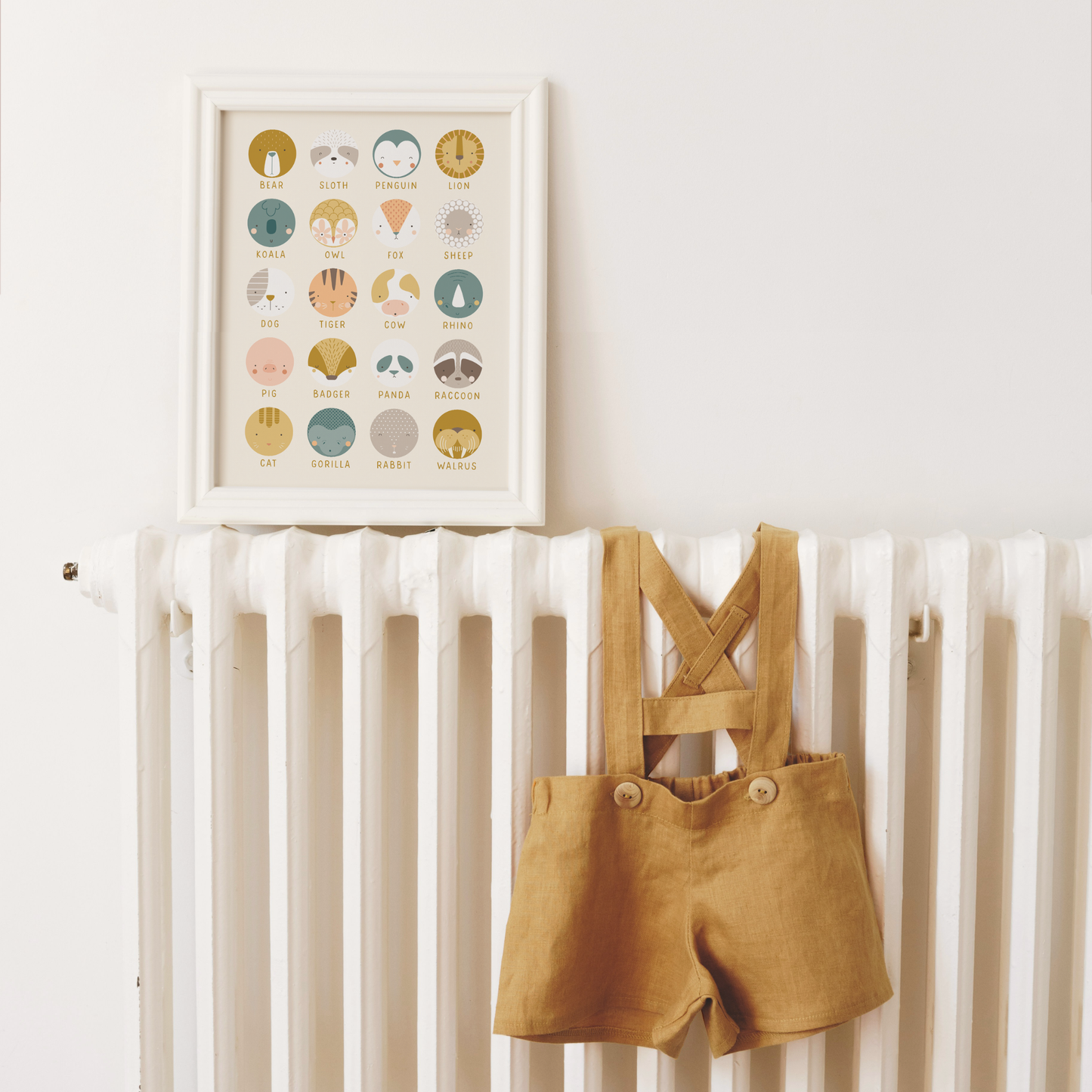 Oh, Little Wren Animal Faces Art Print, 11x14