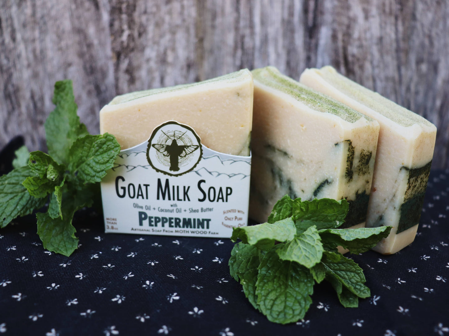 Moth Wood Farm Peppermint Goat Milk Soap