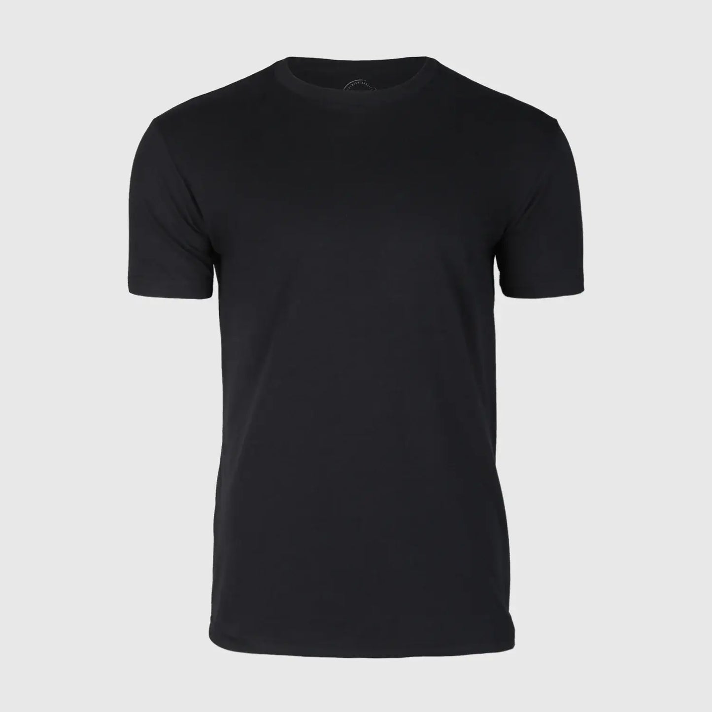 True Classic Short Sleeve Crew Neck T-Shirt in Black