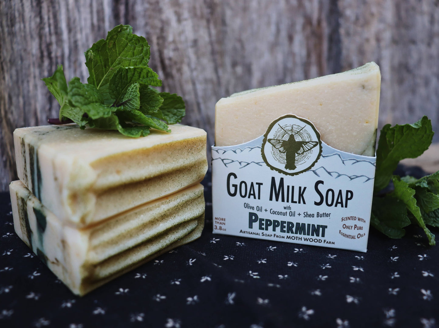 Moth Wood Farm Peppermint Goat Milk Soap