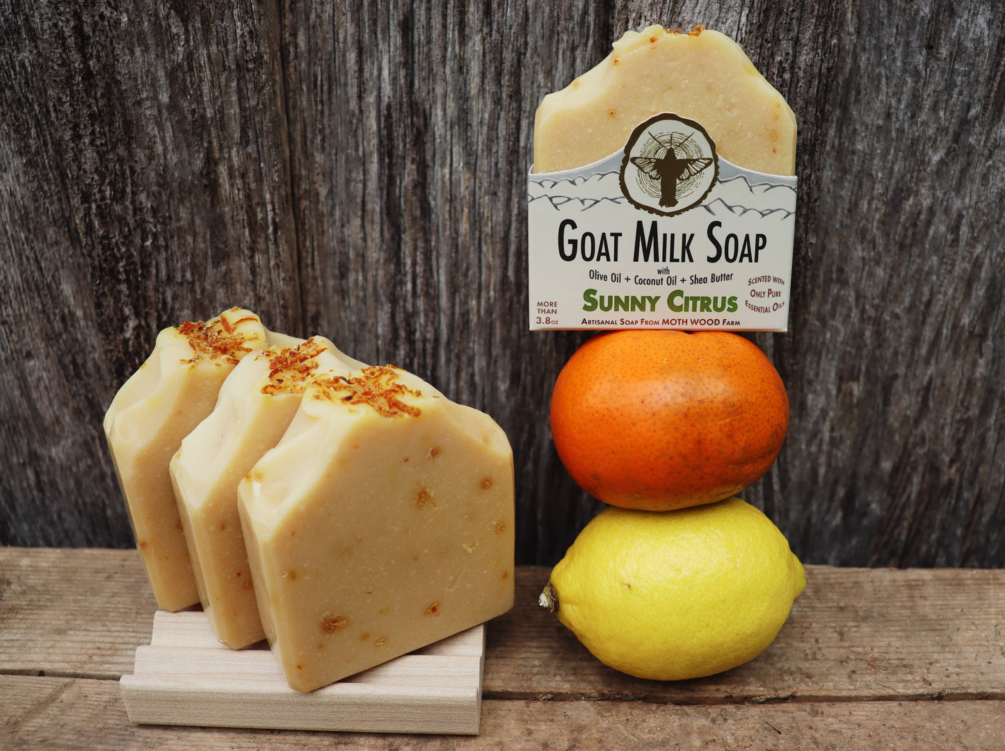 Moth Wood Farm Sunny Citrus Goat Milk Soap