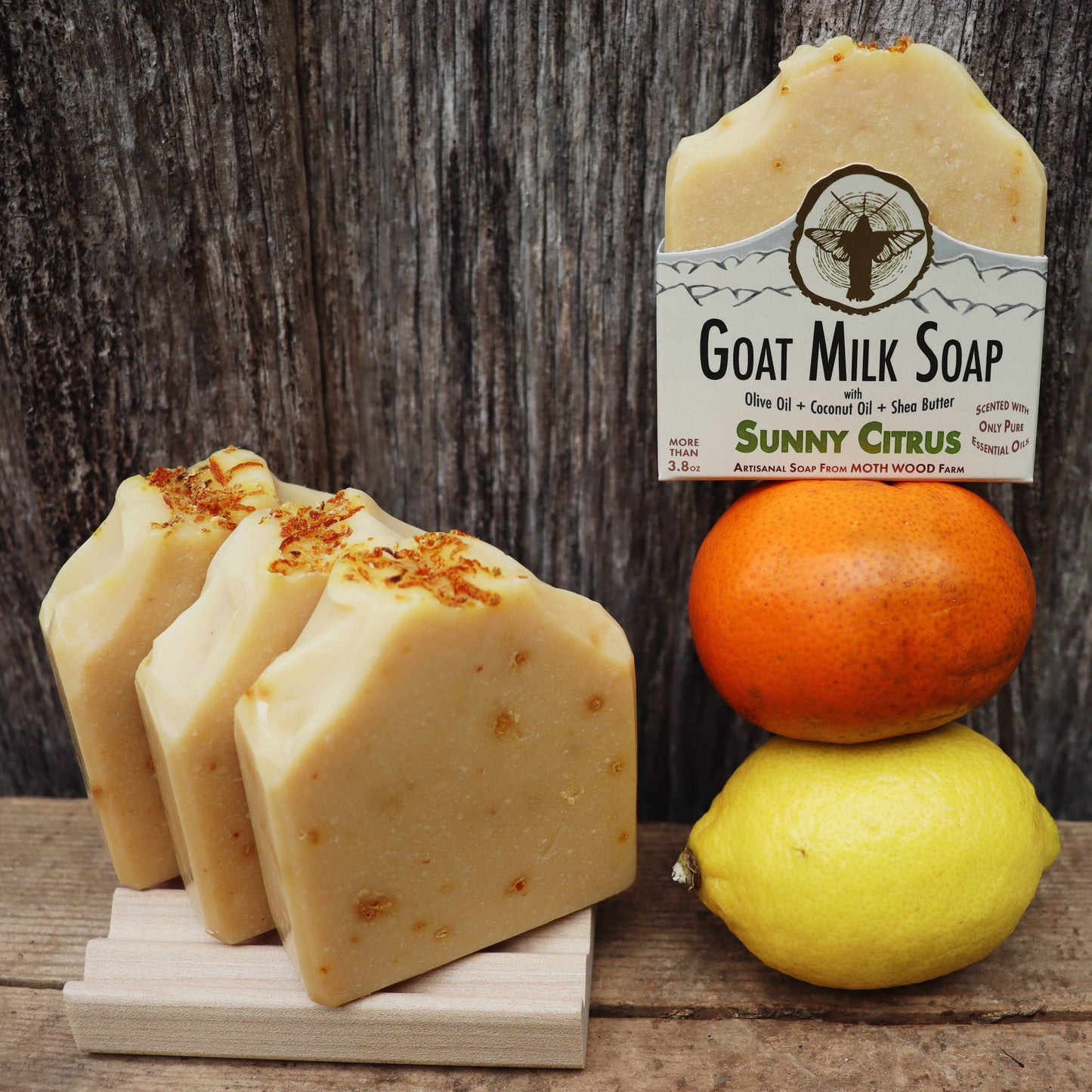 Moth Wood Farm Sunny Citrus Goat Milk Soap