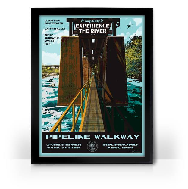 Vintage Outside RESTOCKED Mid-Century RVA Posters