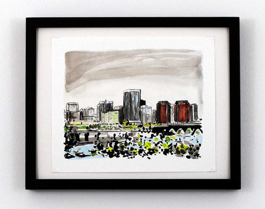 Peyton Millikan RVA Skyline 8x10 Fine Art Print