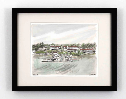 Peyton Millikan Tide's Inn 8x10 Fine Art Print