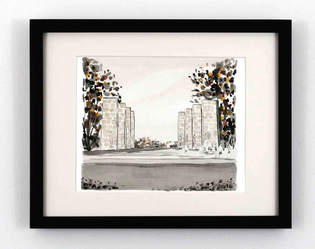 Peyton Millikan VA Tech War Memorial 8x10 Fine Art Print