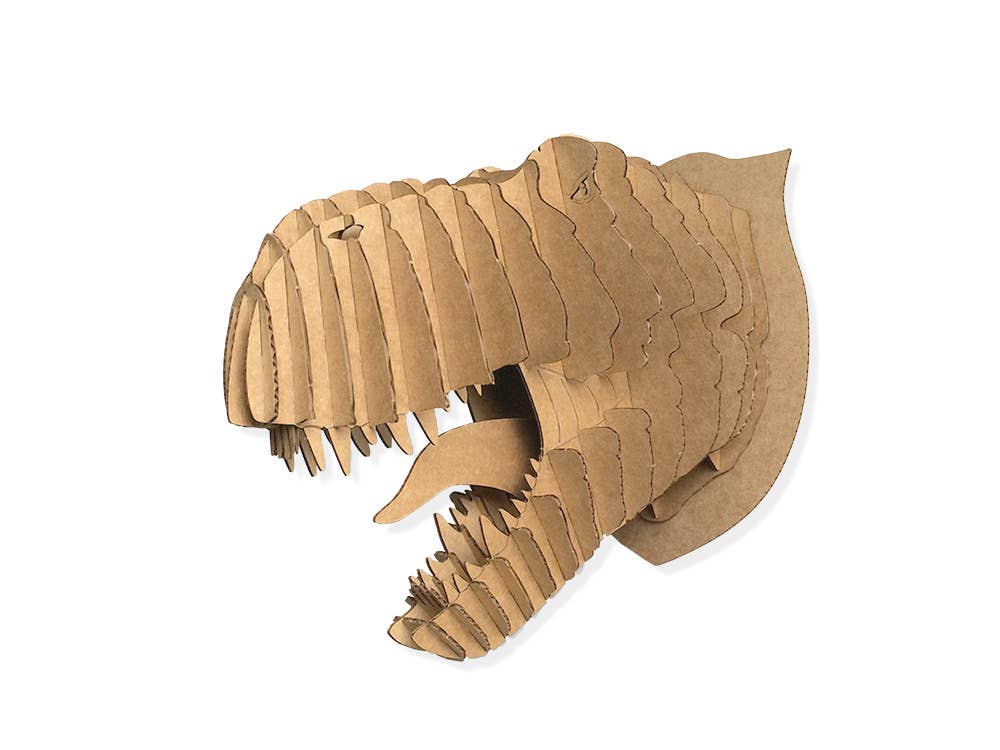Rex the Micro Cardboard T-Rex Head