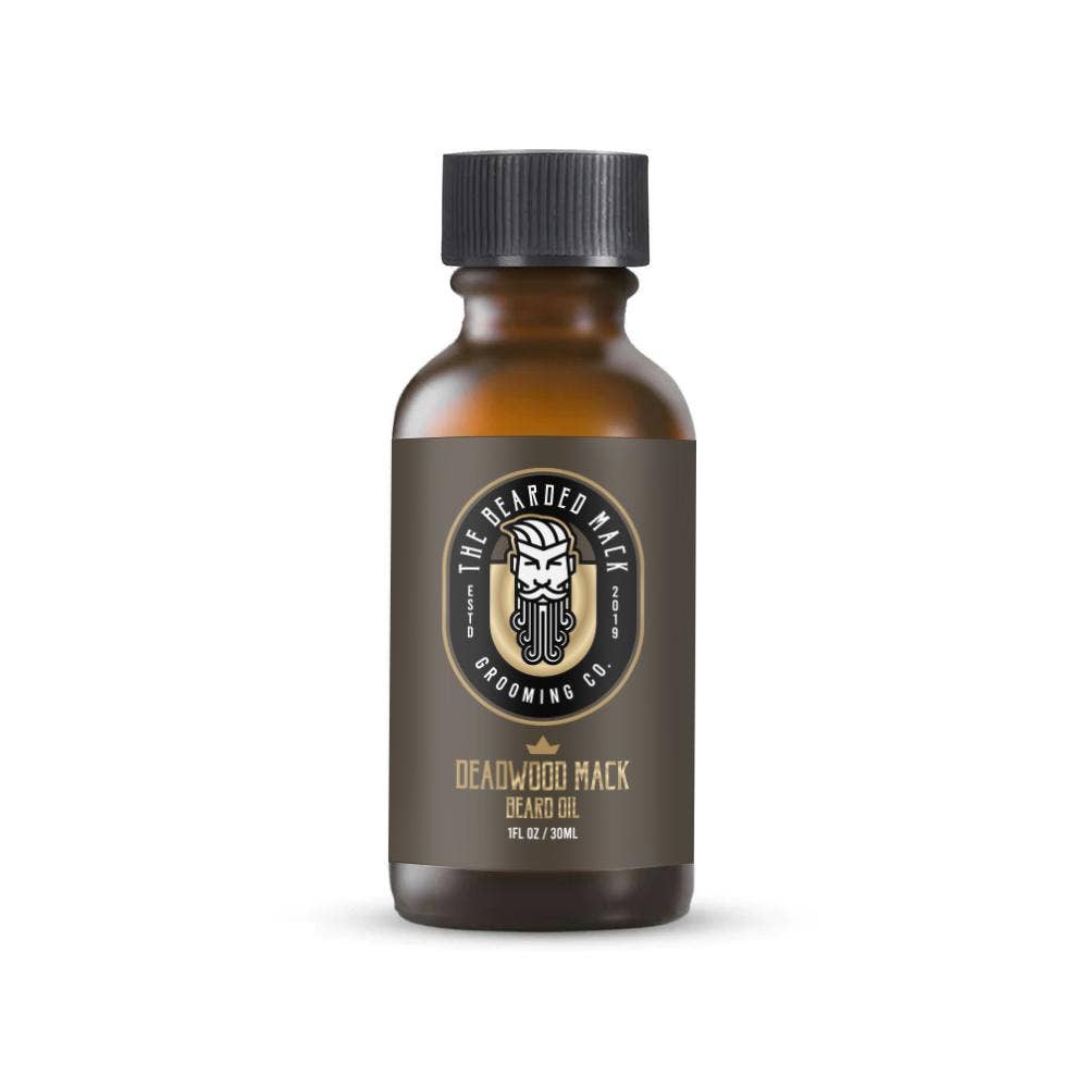 Deadwood Mack Beard Oil - Tobacco, Musk & Leather