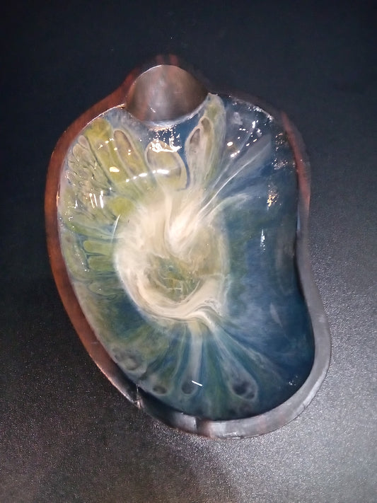 Small/Medium Hand Painted Resin Vintage Bowls (Various Shapes & Colors)