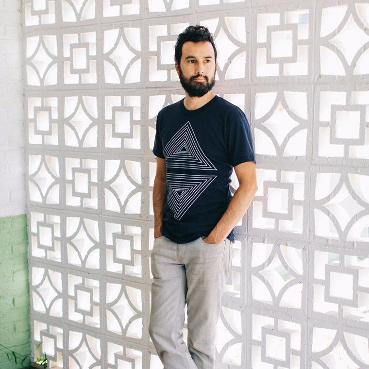 Men's Rule of Thirds-Tee-Indigo
