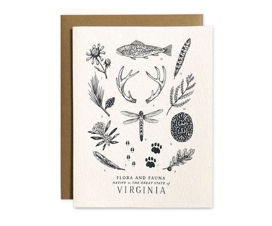Virginia Field Guide Greeting Card