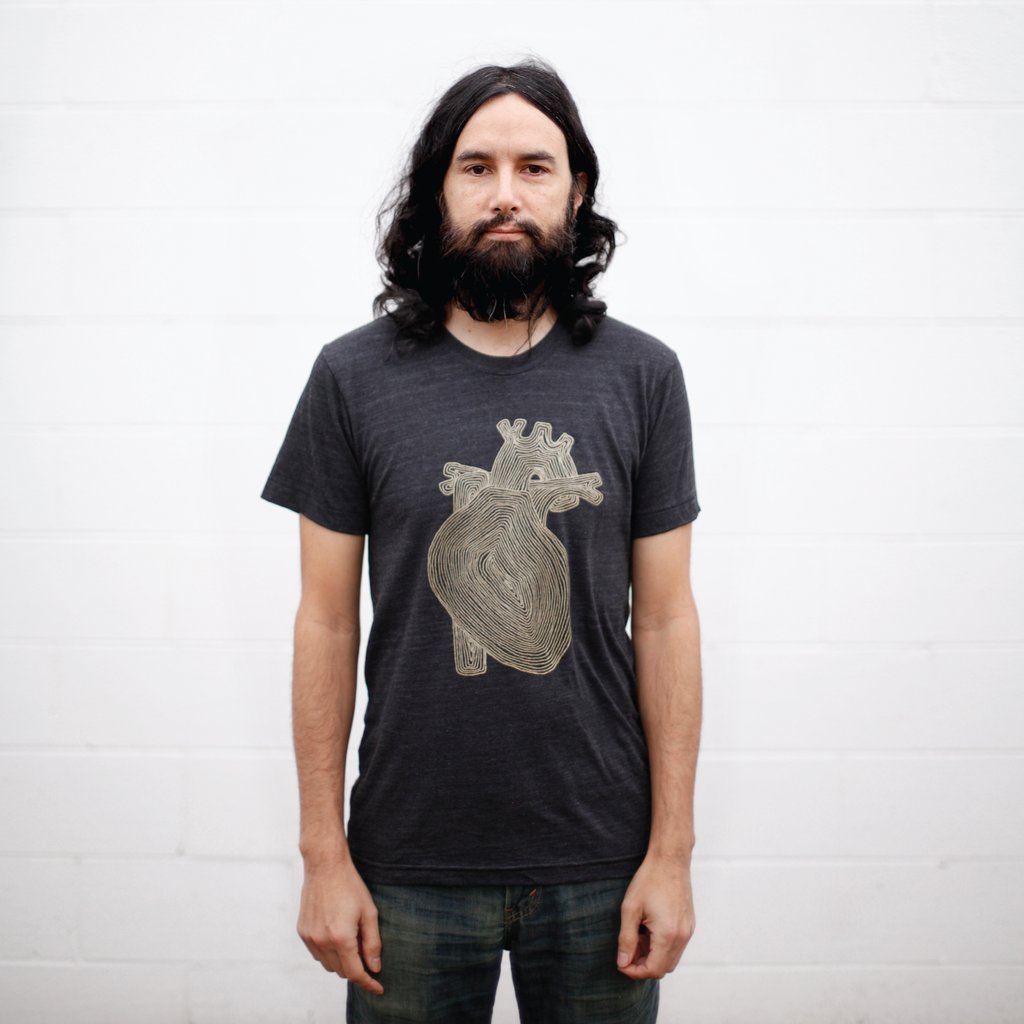 Blackbird Supply Co Mens Heart of Gold T shirt