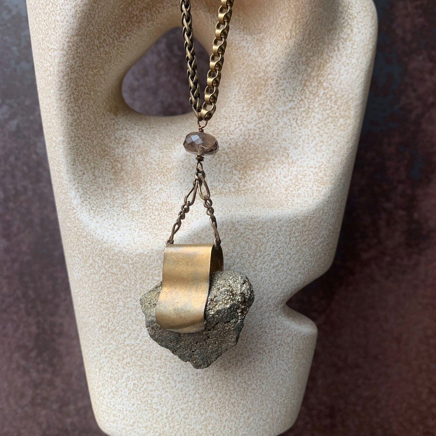 Obscuro Jewelry Pyrite Necklace