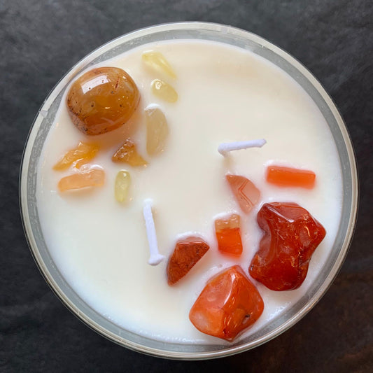 "Motivate" Blood Orange Hand-Poured Soy Candle