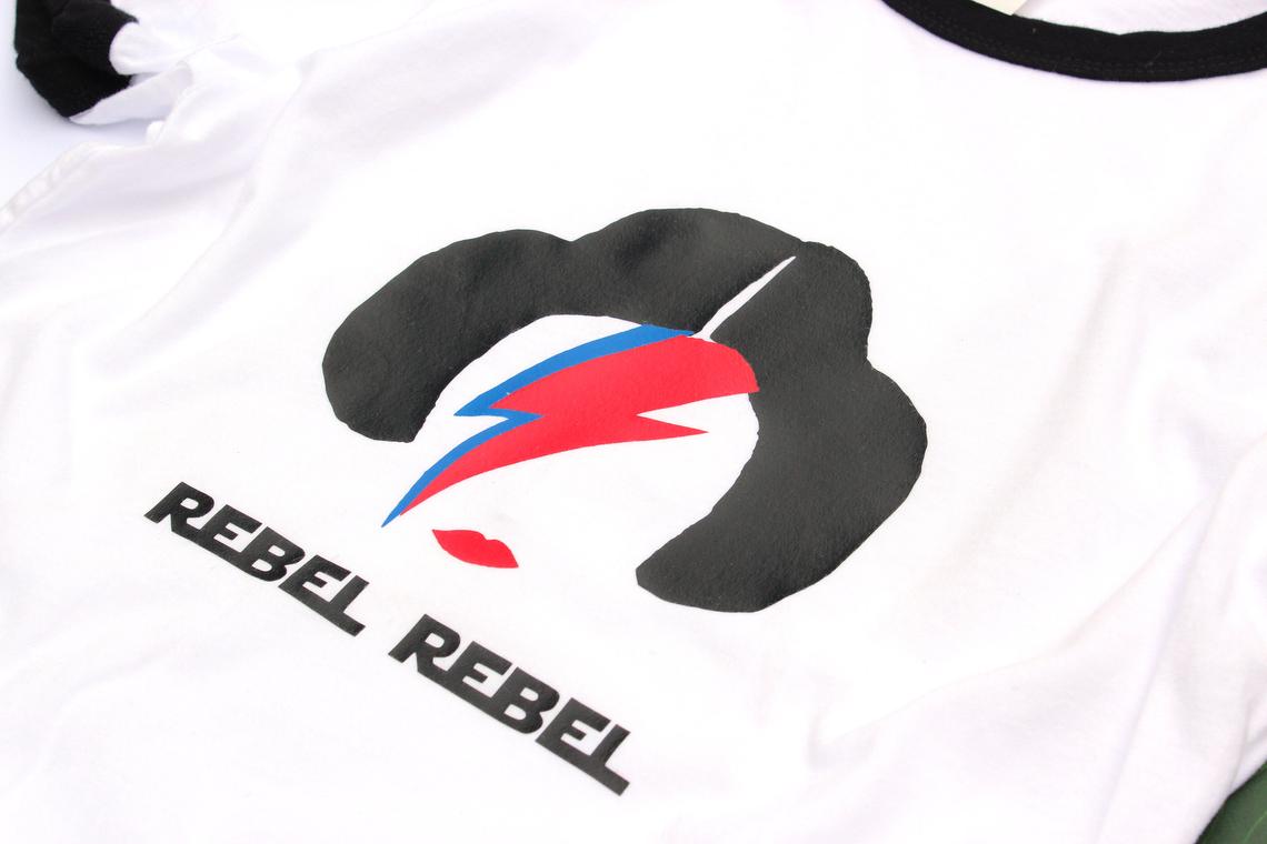 Rebel Rebel Leia Ringer Tee