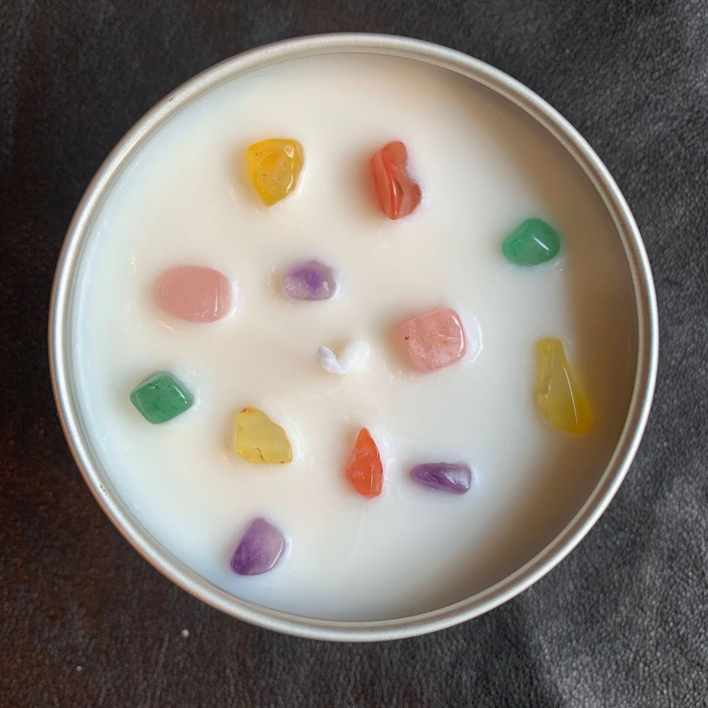 “Saturday Morning Cartoons” 8oz Travel Hand-Poured Soy Candle - Cherry, Citrus, and Vanilla