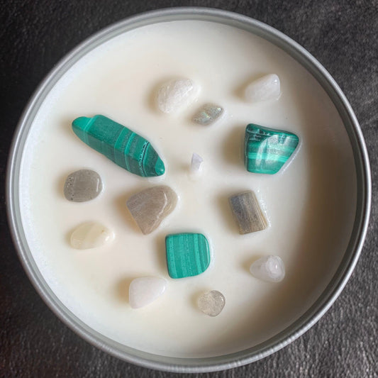 "Wanderlust" Beachwood 8oz Travel Hand-Poured Soy Candle