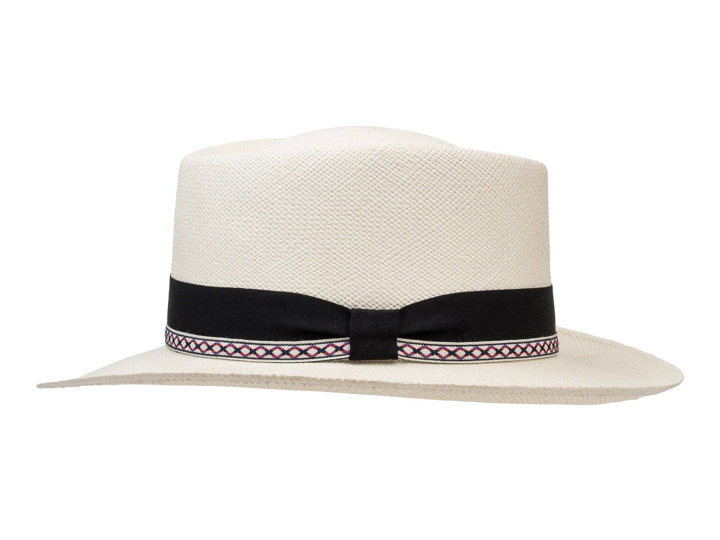 Bigalli Hats Brass Band Panama in White