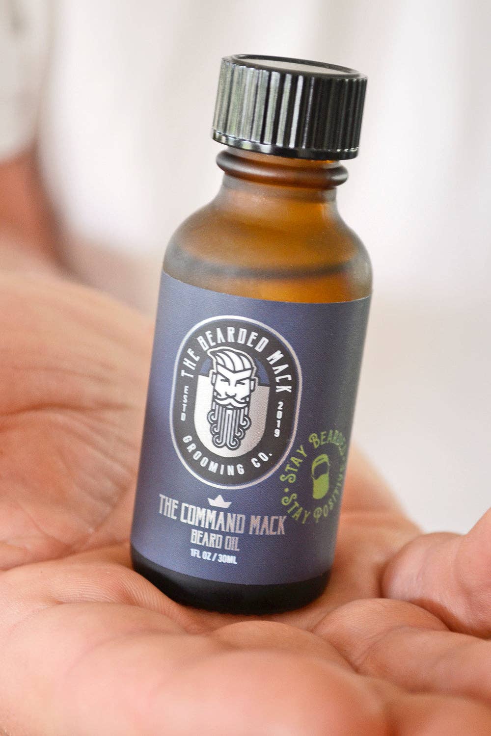 The Command Mack Beard Oil- Fresh Citrus & Mint