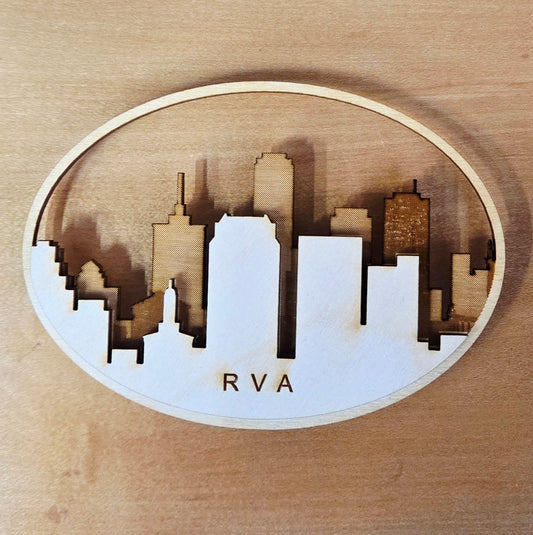Laser Cut Richmond VA Magnet