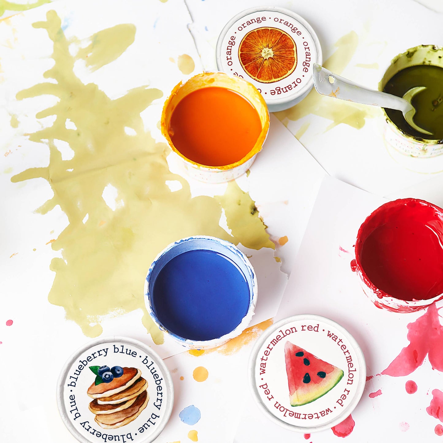 Eco-Kids Non Toxic Finger Paint- 4 color pack.