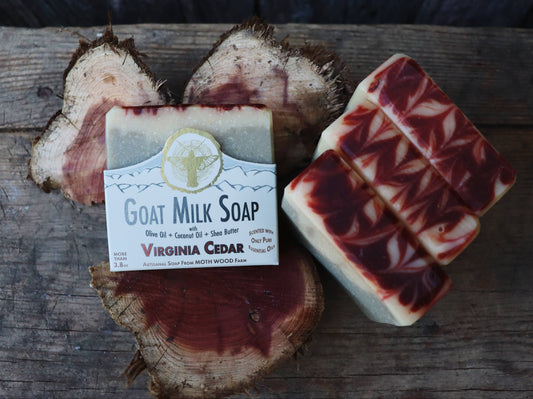 Moth Wood Virginia Cedar Goat Milk Soap