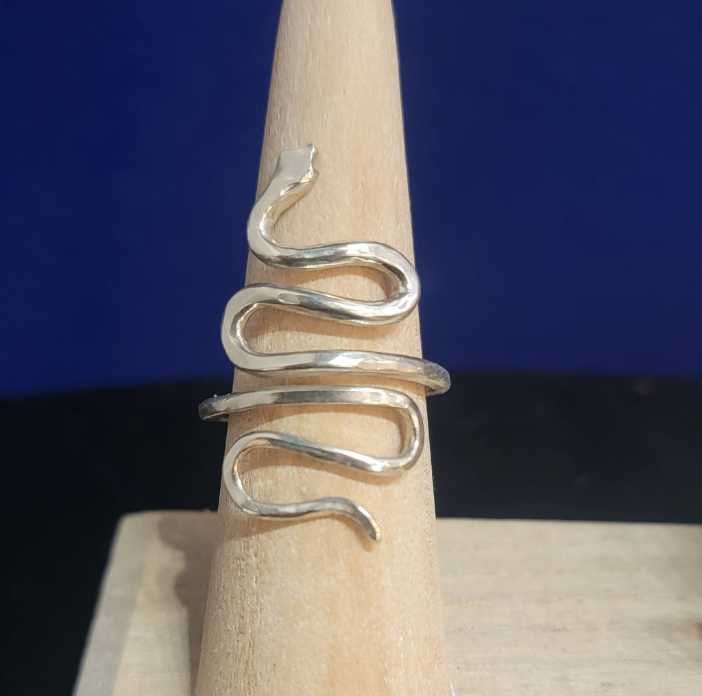 Obscuro Snake Ring in Sterling Silver